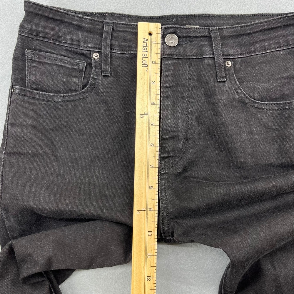 Levis 721 High Rise Skinny Jeans Womens 28 Black Denim Pants‎ - Picture 8 of 13